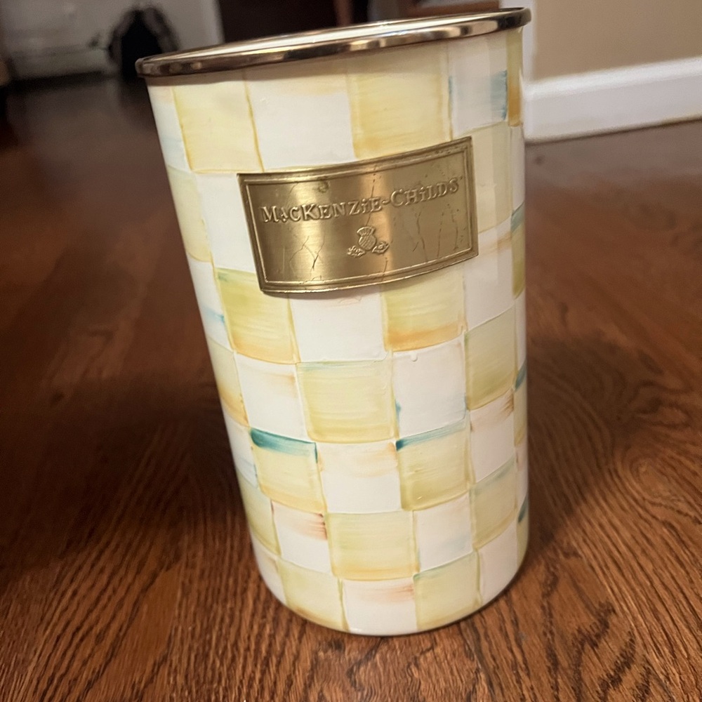 Mackenzie Childs utensil holder
Parchment check